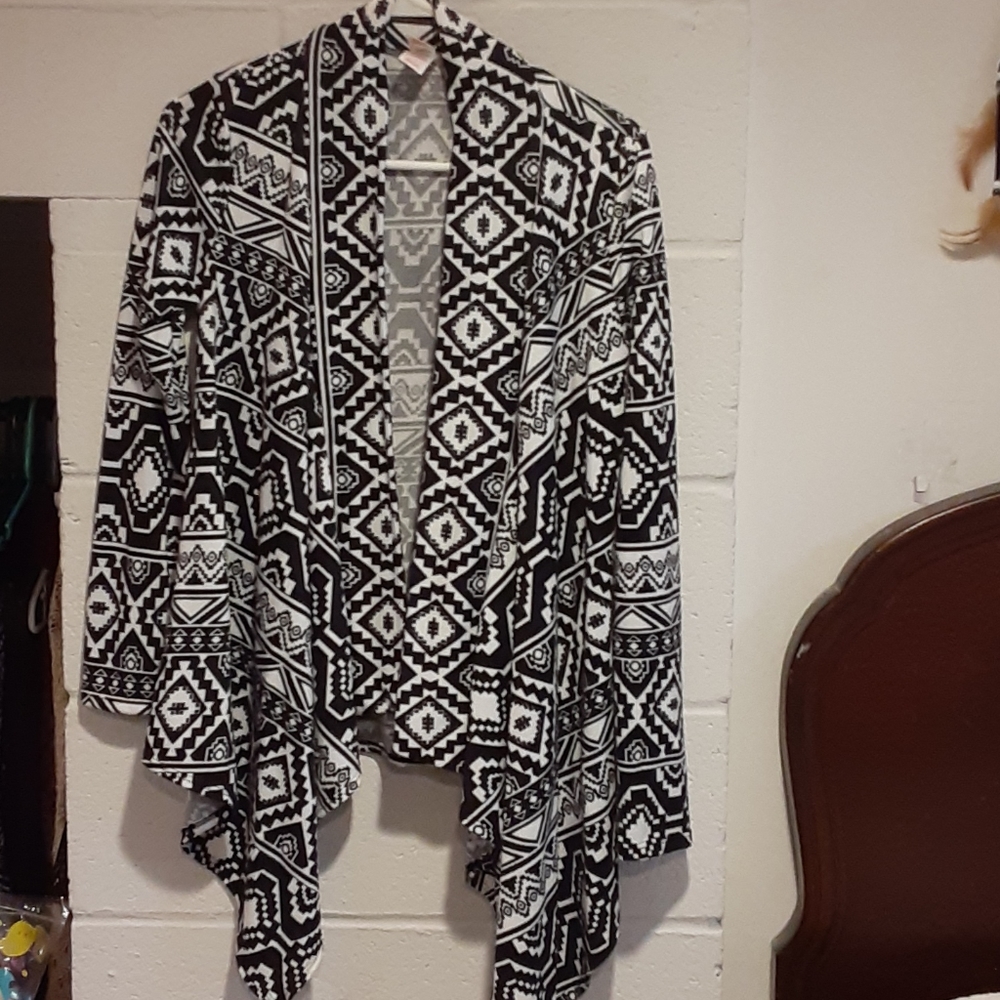 Black/White Aztec Sweater